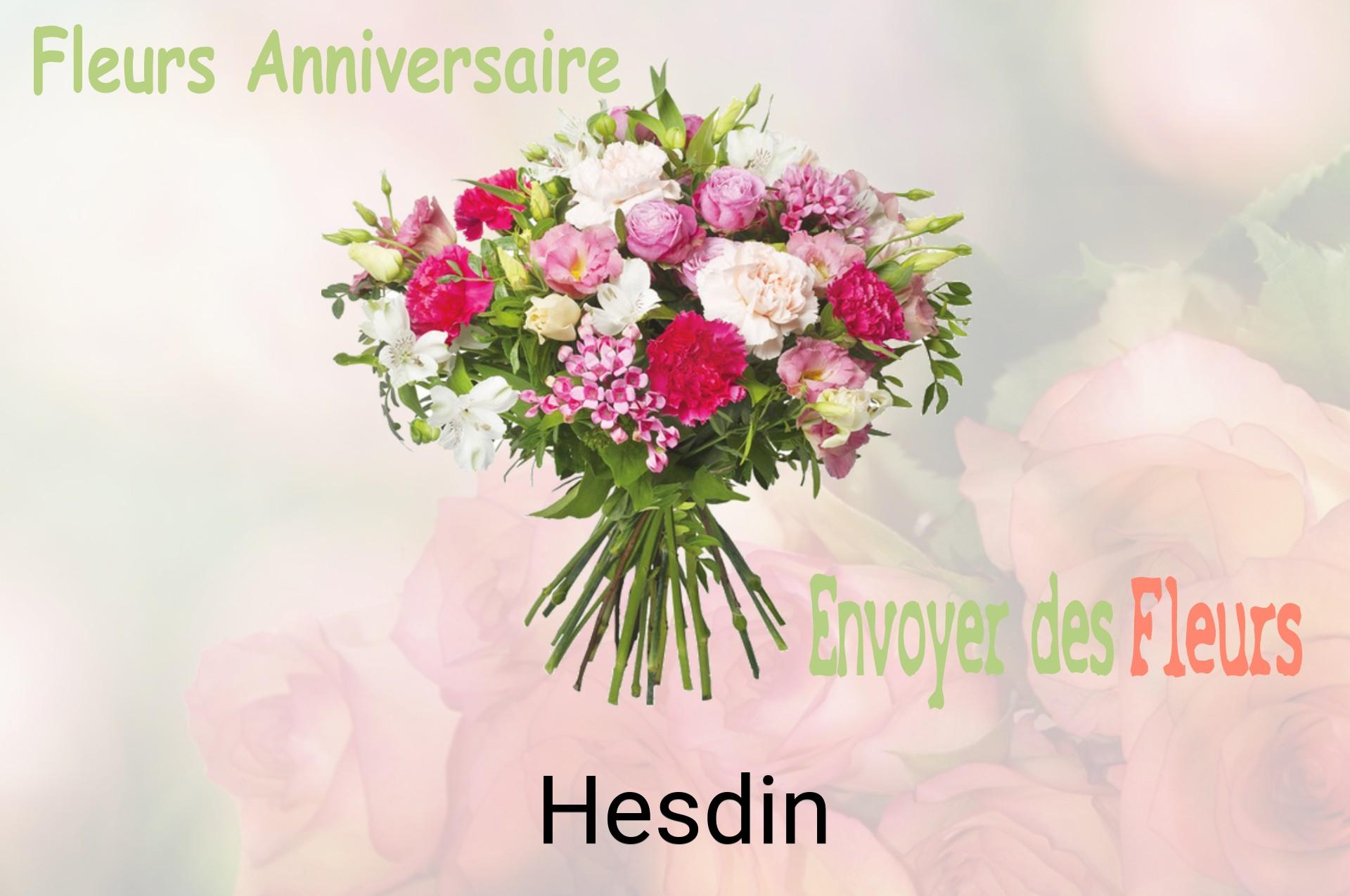 Bouquet de fleurs d’anniversaire livré à Hesdin